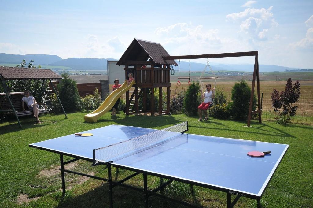Stolní tenis v ubytování Penzion Úsmev nebo okolí