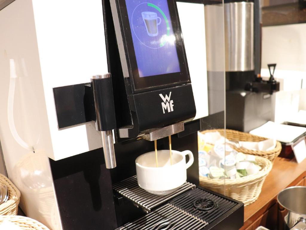 Kuchyň nebo kuchyňský kout v ubytování Hotel Elcient Kyoto Hachijoguchi
