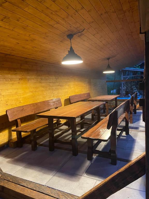 Restaurace v ubytování Chata Vápenná