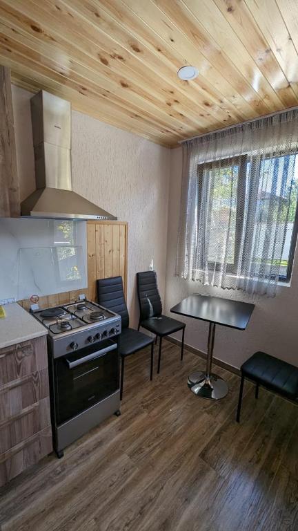 Kuchyň nebo kuchyňský kout v ubytování Taripiri