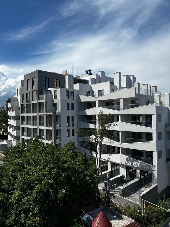 Budova, v ktorej sa apartmán nachádza