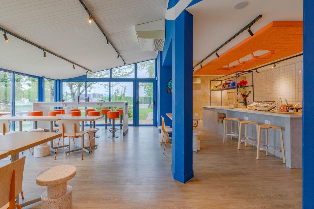 Restaurace v ubytování Ibis Budget Lyon Est Saint Quentin Fallavier
