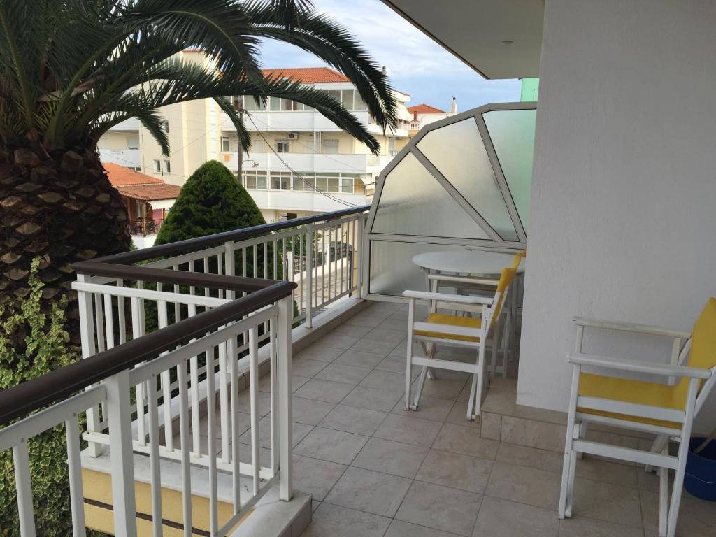 Balkón nebo terasa v ubytování Iris Hotel
