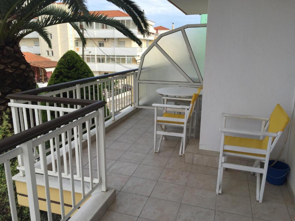 Balkón nebo terasa v ubytování Iris Hotel