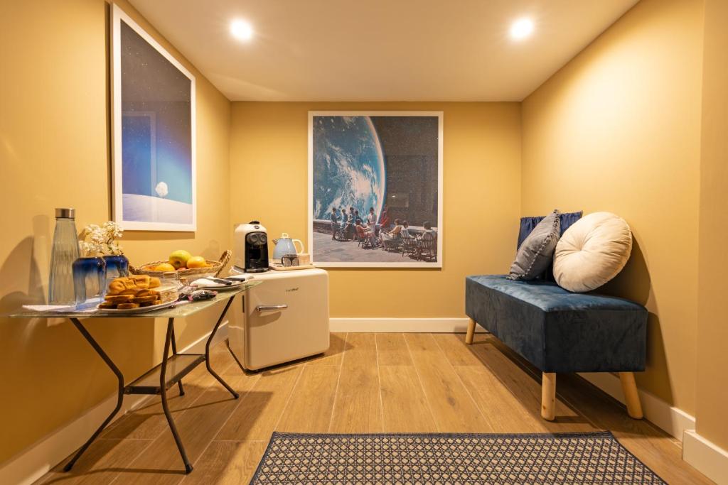 Posezení v ubytování Encanto Townhouse Sliema