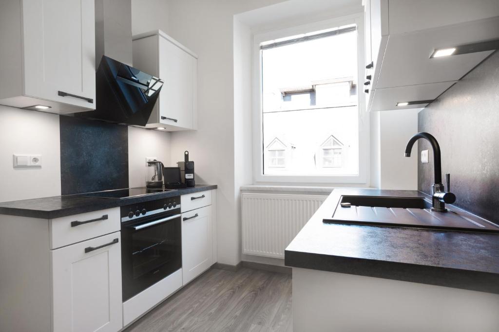 Cucina o angolo cottura di easy flat Villach main plaza
