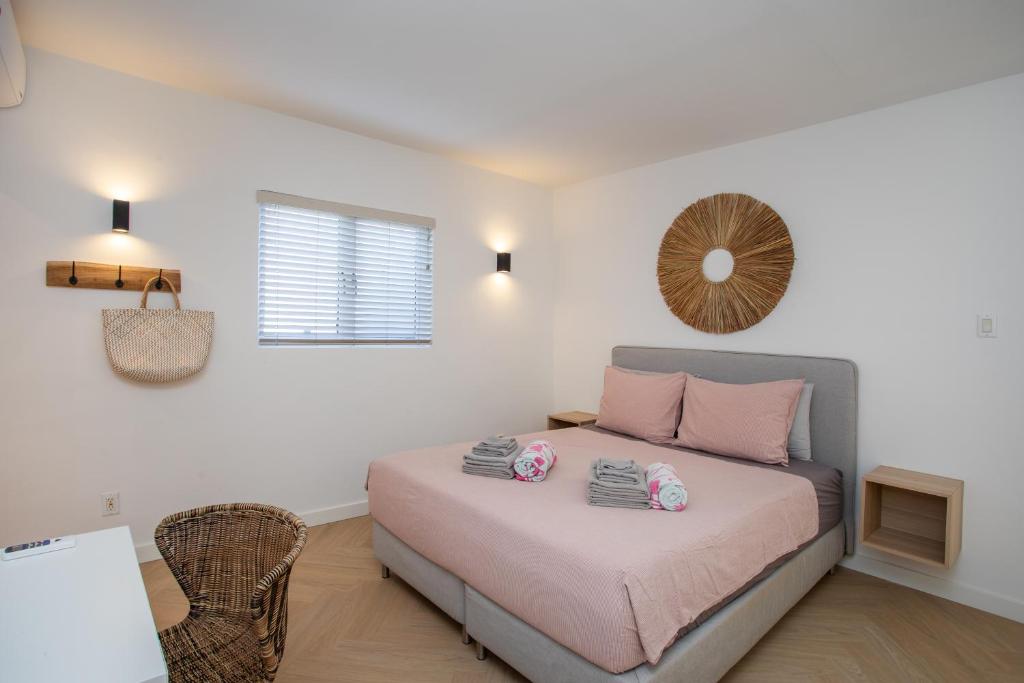 Postel nebo postele na pokoji v ubytování Appartement Joshua