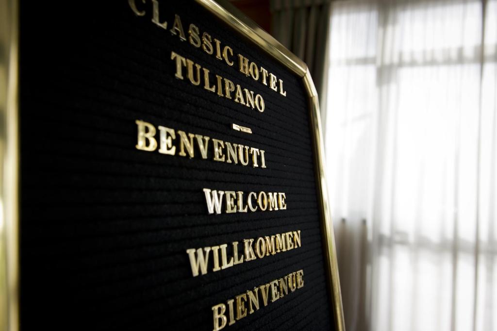 Certifikát, hodnocení, plakát nebo jiný dokument vystavený v ubytování Classic Hotel Tulipano
