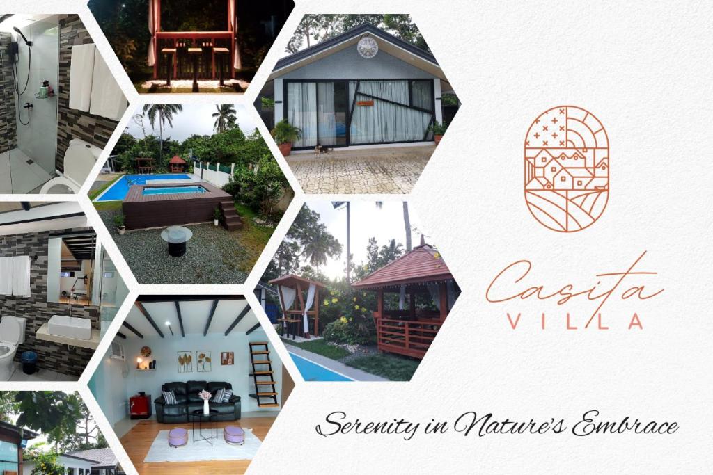 a collage of pictures of a house at Casita Villa at Alfonso Cavite 