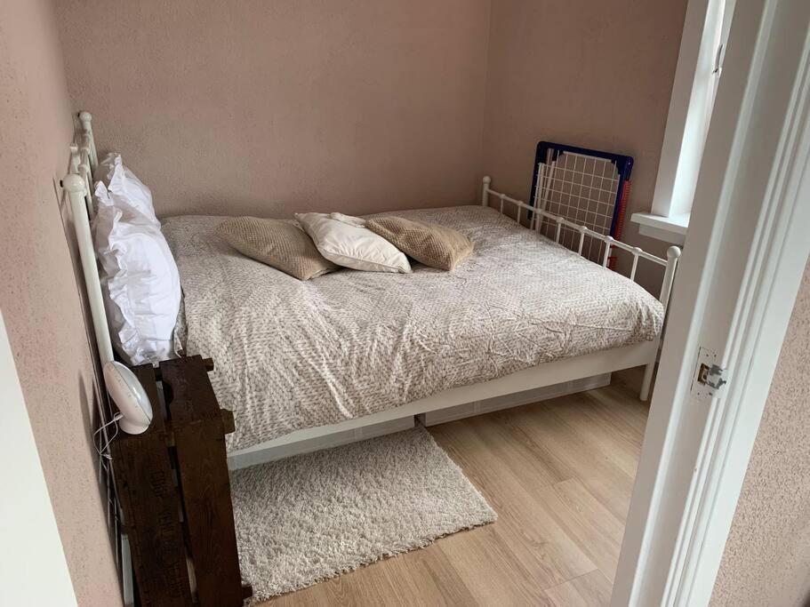 Postel nebo postele na pokoji v ubytování Appartement aan het strand in Zandvoort aan Zee!