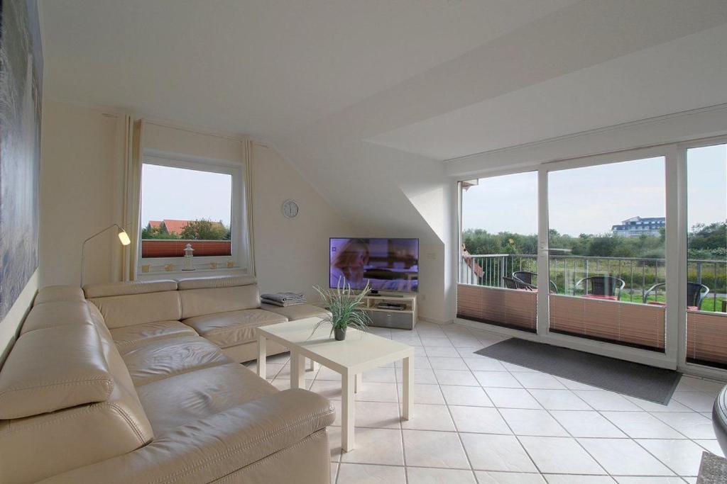 Posezení v ubytování FW2 Deichperle