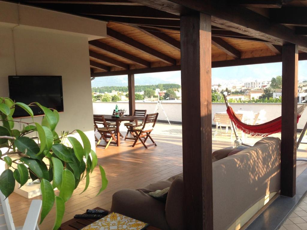 Μπαλκόνι ή βεράντα στο Domi Apartments Wellness Pompei