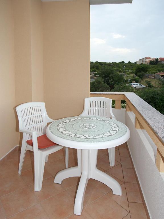 Balkon lub taras w obiekcie Apartments Novalja