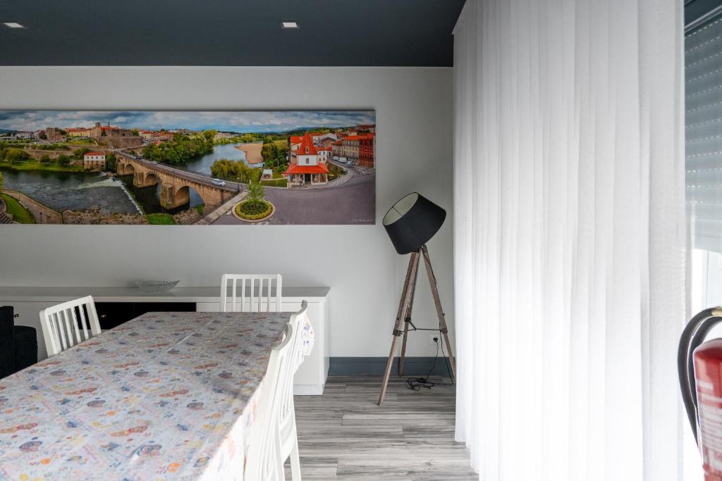 Postel nebo postele na pokoji v ubytování Residencial Kuarenta&Um
