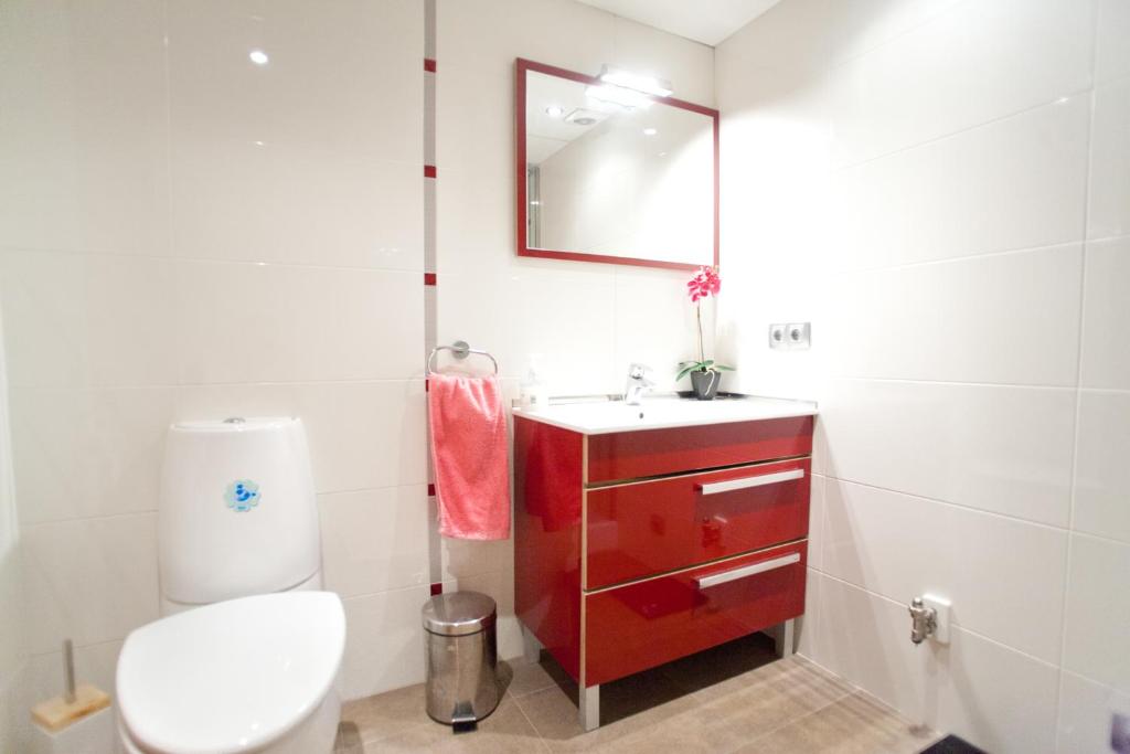 Kúpeľňa v ubytovaní Apartamento Amposta