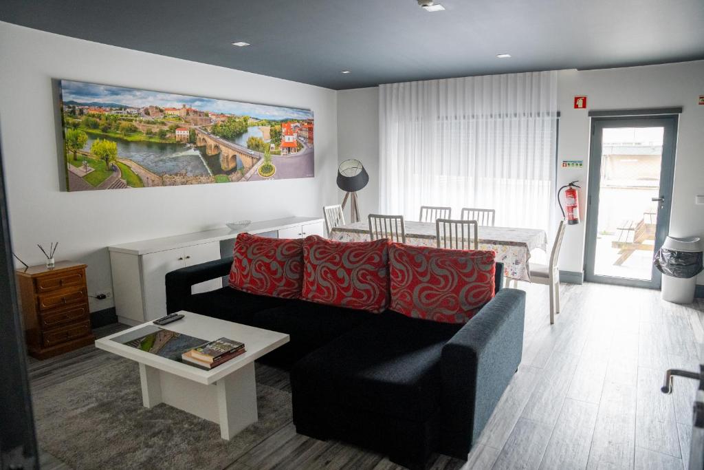 Posezení v ubytování Residencial Kuarenta&Um