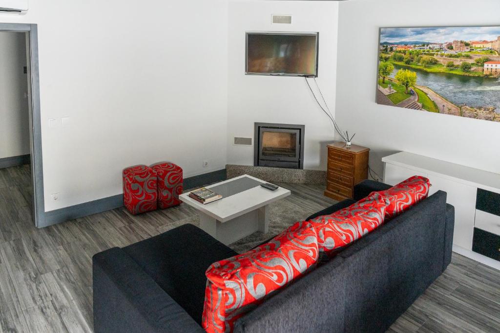 TV a/nebo společenská místnost v ubytování Residencial Kuarenta&Um