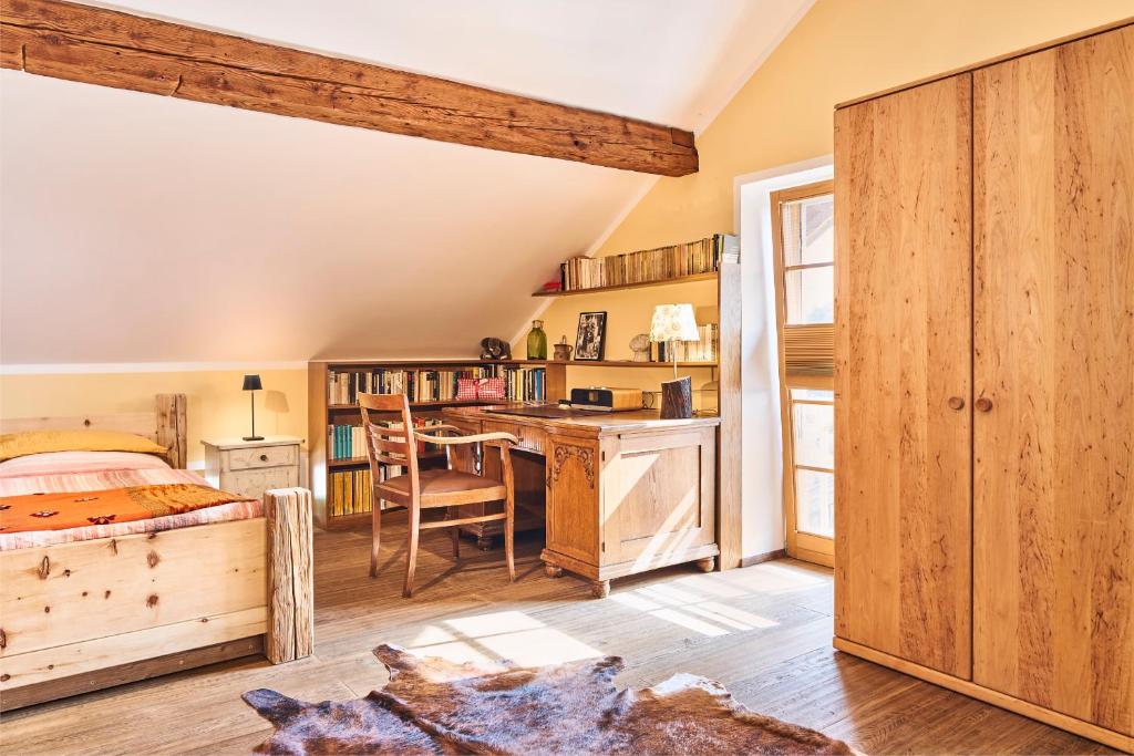 Kuchyň nebo kuchyňský kout v ubytování Appartement Alpine Affair