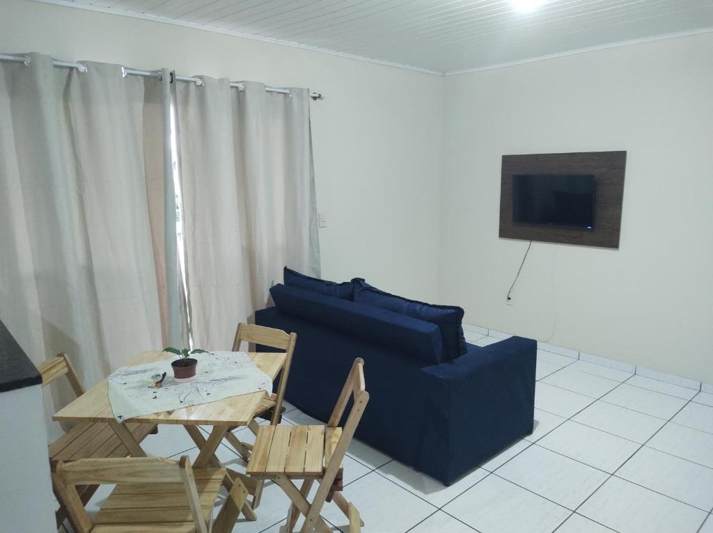 TV a/nebo společenská místnost v ubytování Apartamento Verolme V