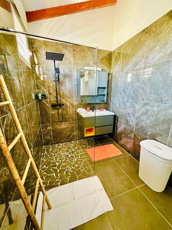 Koupelna v ubytování Villa senseo