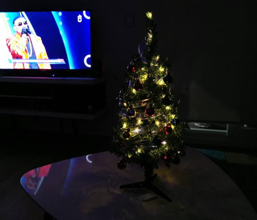 TV a/nebo společenská místnost v ubytování Lomas 5