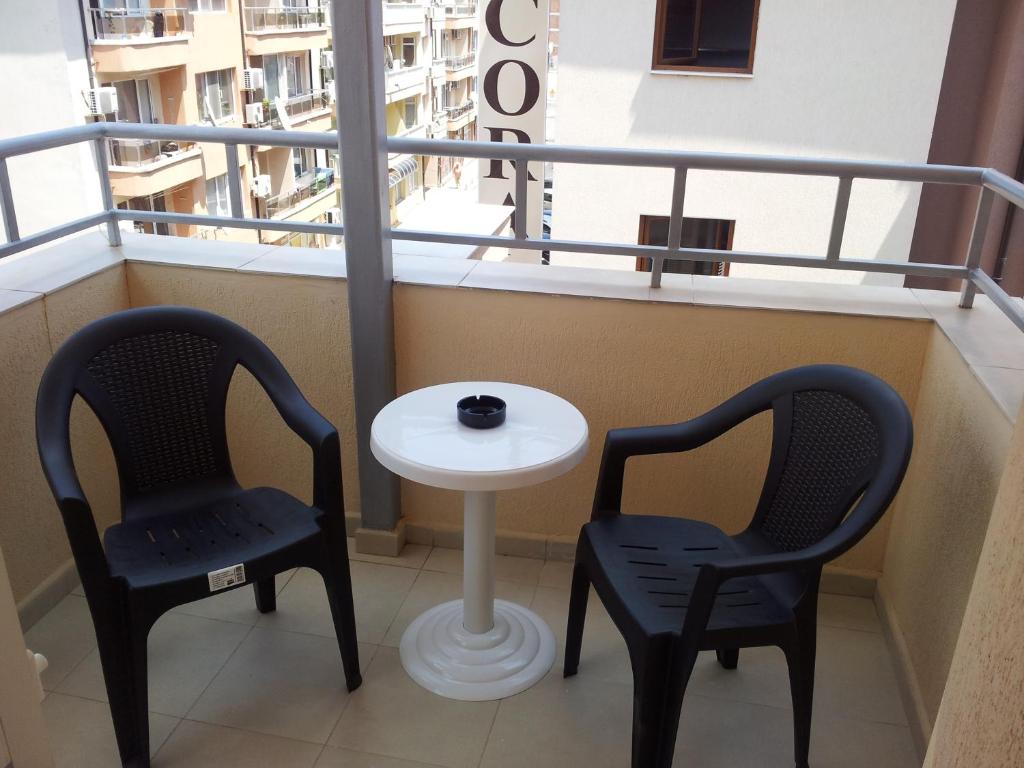 Balkón nebo terasa v ubytování Apartment Zlatina