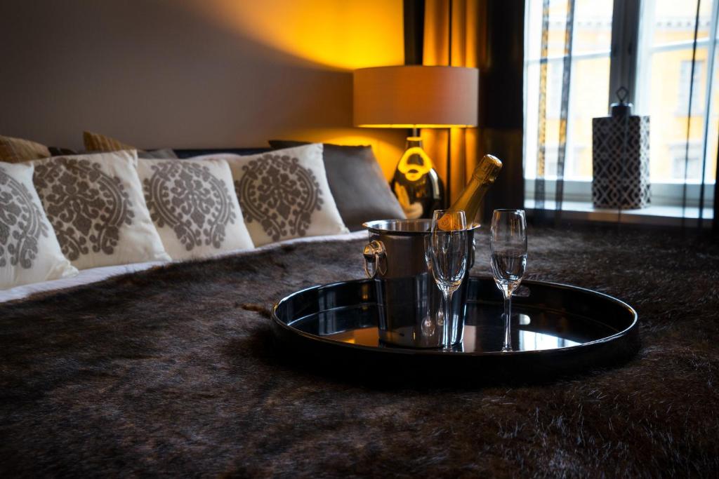 Posezení v ubytování Hotel Lilla Roberts