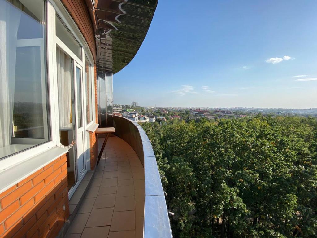 Balkón nebo terasa v ubytování Tisa Hotel