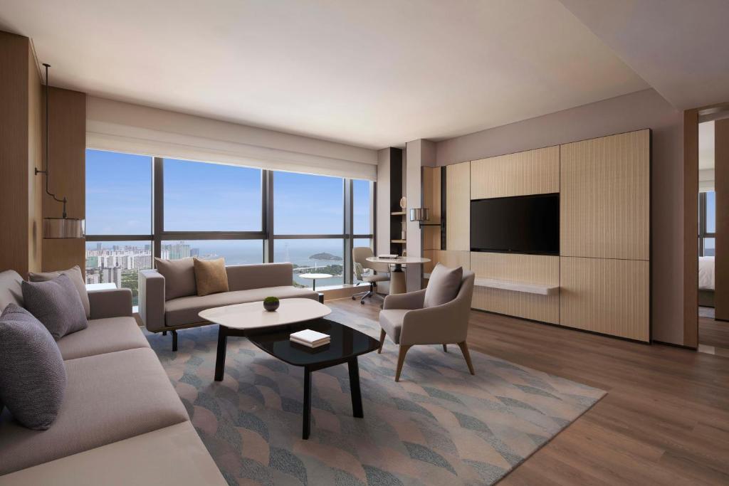 Posezení v ubytování Shantou Marriott Hotel