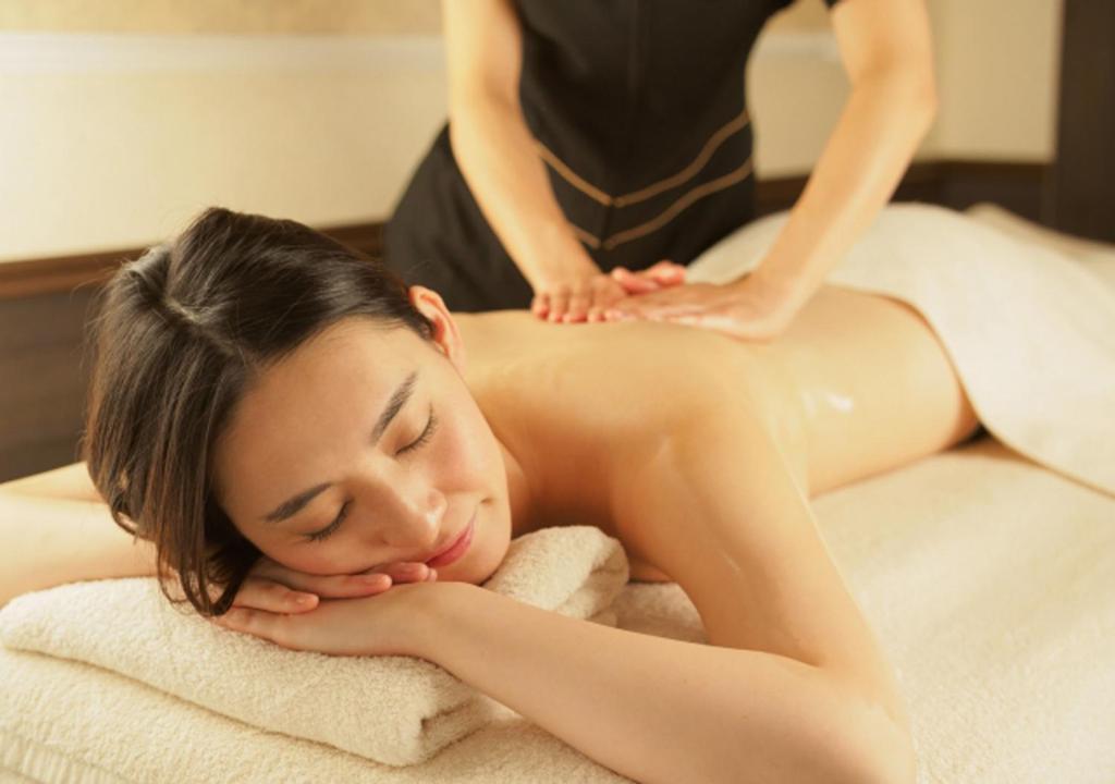 Lázně a/nebo wellness v ubytování Fujiya Hotel