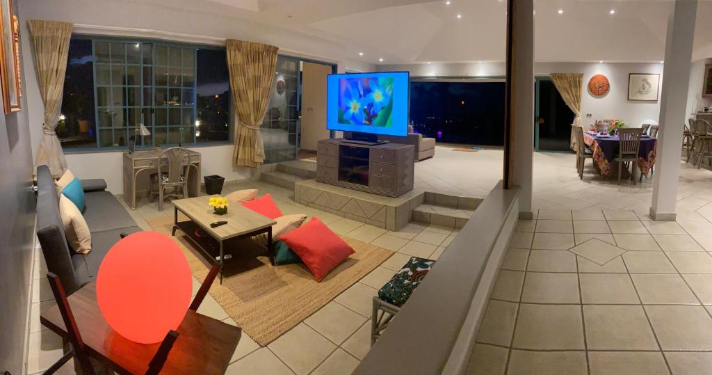 Temanahau Lodge Villa vue océan et Moorea - photo 6 - Tahiti, Polynésie