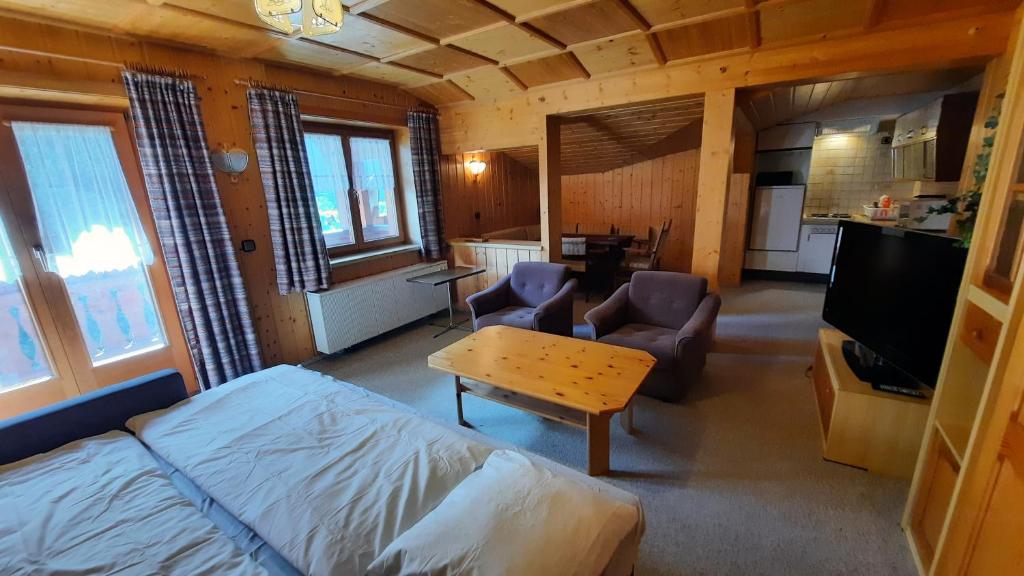 TV a/nebo společenská místnost v ubytování Montafon Valley Apartments