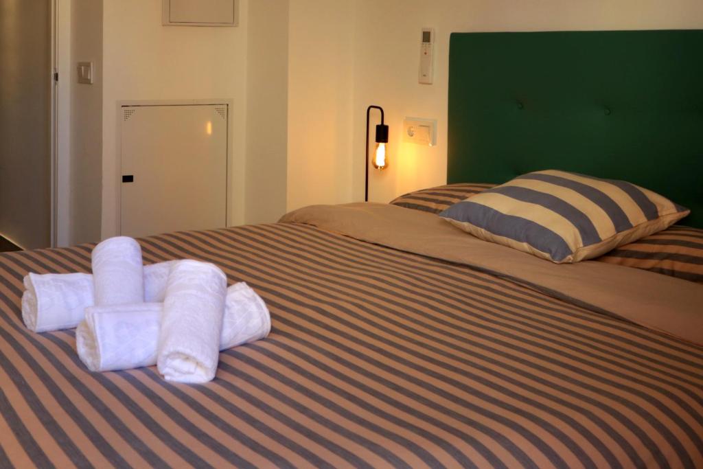 Posteľ alebo postele v izbe v ubytovaní Apartment with two Suites in the Center of Malaga