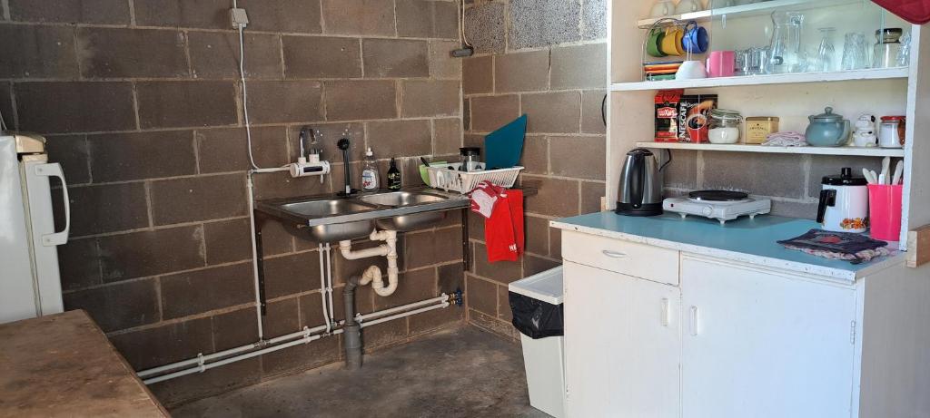 Kuchyň nebo kuchyňský kout v ubytování Raistiko sauna cabin / Raistiko saunamaja