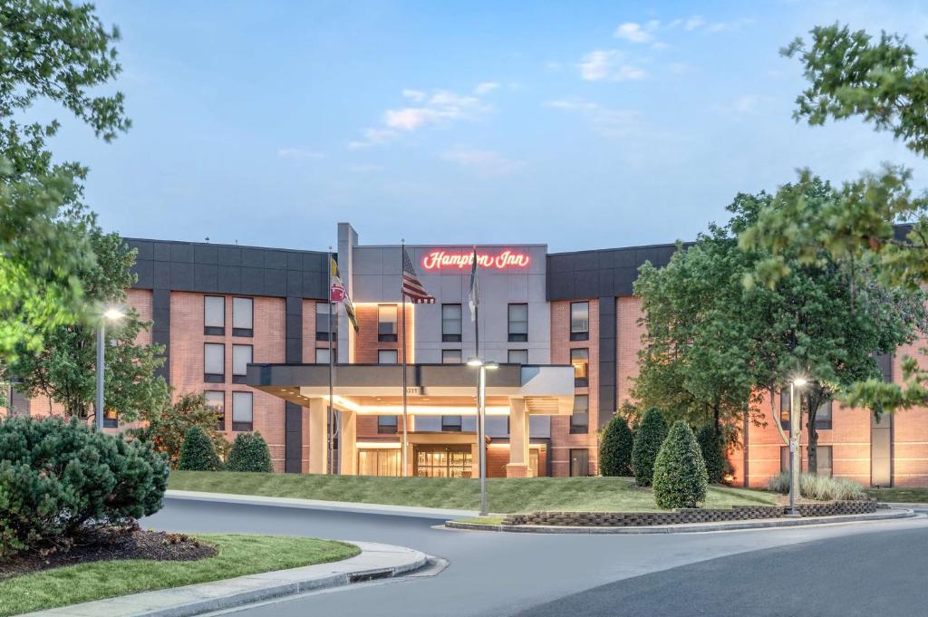 a rendering of the front of a hotel at Hampton Inn Baltimore/White Marsh in White Marsh