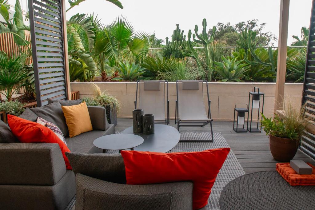 Posezení v ubytování Unique Boutique Hotel Antibes Juan-les-Pins
