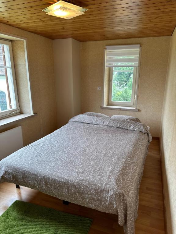 Postel nebo postele na pokoji v ubytování Bom descanso
