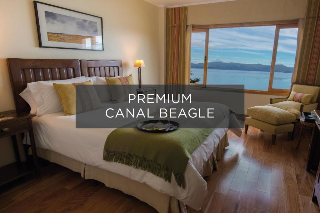 Beachfront · Private Beach Sustainability certification Los Cauquenes Resort + Spa + Experiences - Premium Double Or Twin Room (Beagle Channel View)