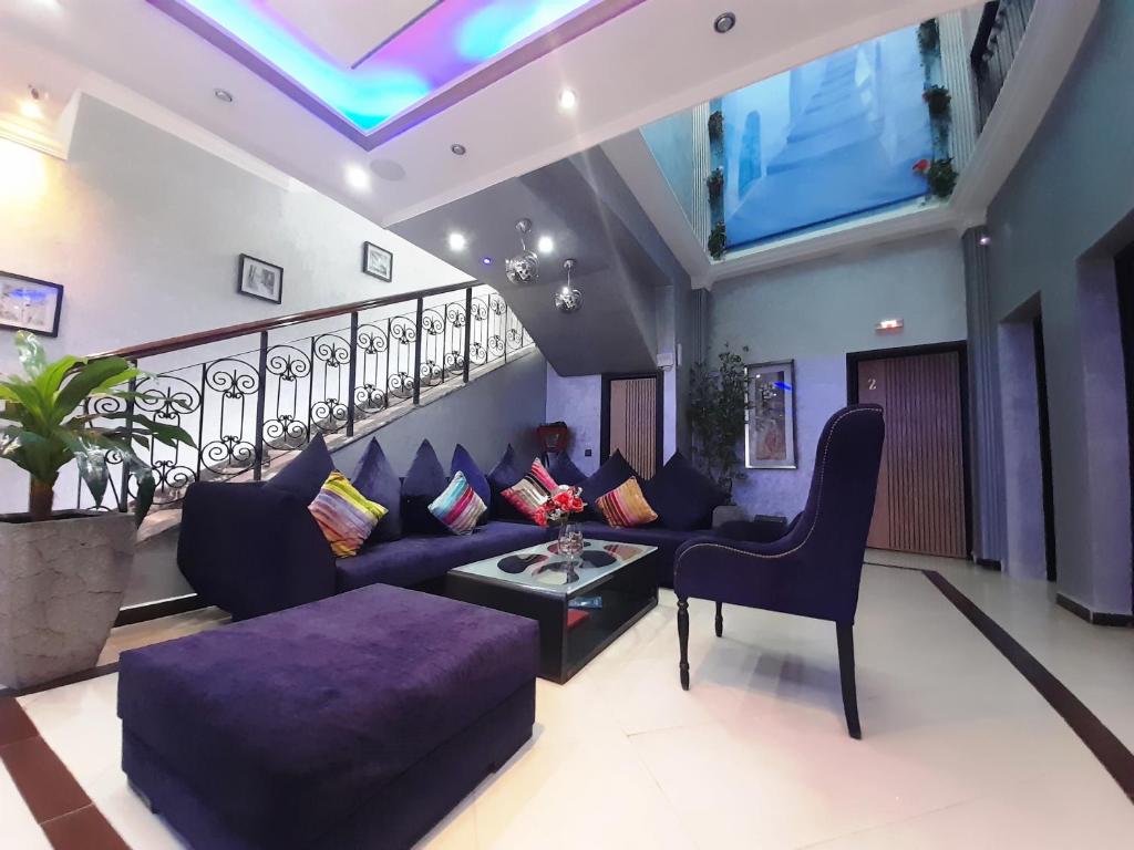 Oleskelutila majoituspaikassa Balcon Bleu