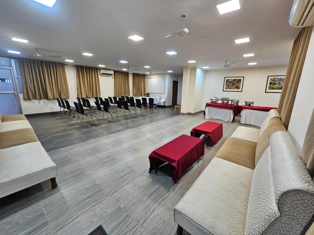 Posezení v ubytování Malik Guest House