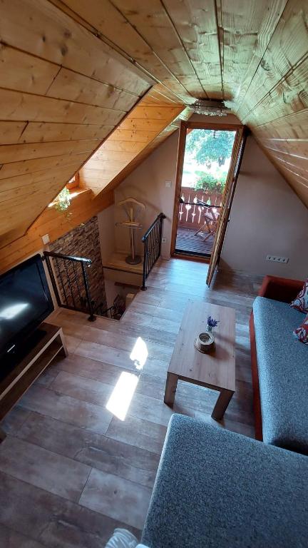 Istumisnurk majutusasutuses Újhegy Apartman