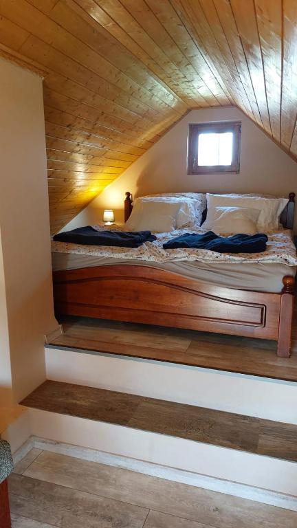 Voodi või voodid majutusasutuse Újhegy Apartman toas