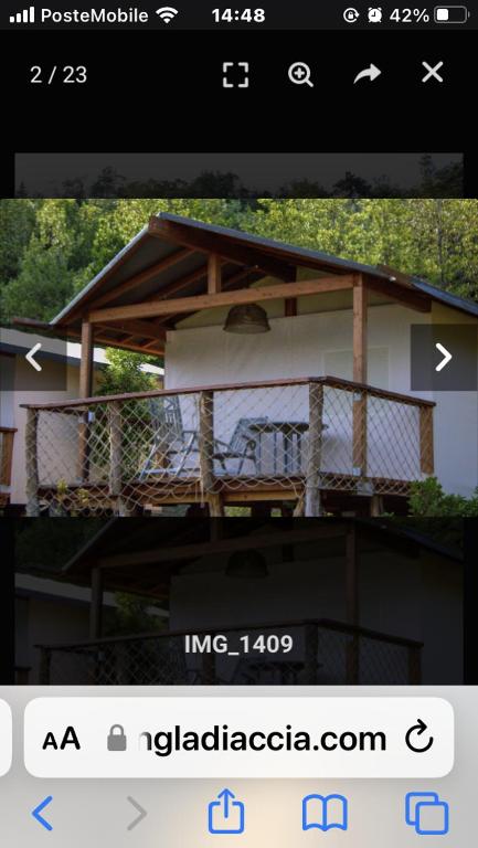 Balcone o terrazza di AgriGlamping La Diaccia