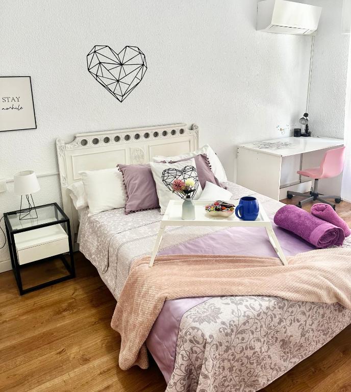 Posteľ alebo postele v izbe v ubytovaní Luna Centro 5 habitaciones