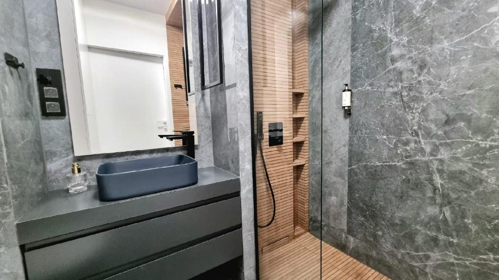 Kúpeľňa v ubytovaní NOOK NOOK Apartments Bytkowska 103