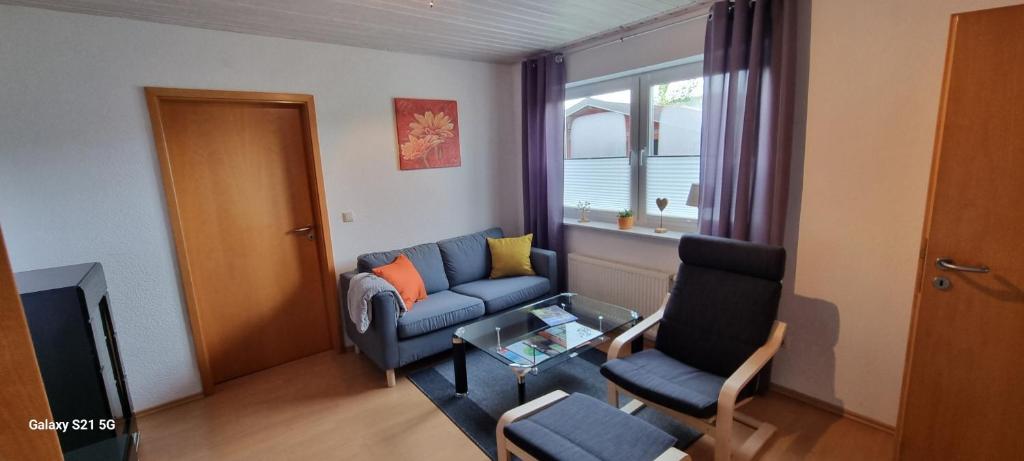 Posezení v ubytování Ferienwohnung Limper