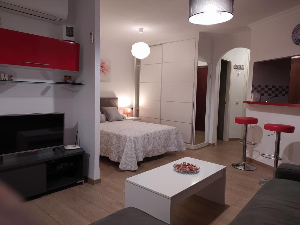 Postel nebo postele na pokoji v ubytování Apartamento Peñalver 813