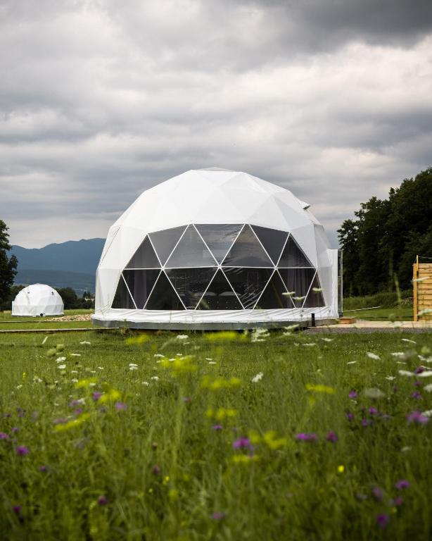 Příroda nedaleko luxury tent