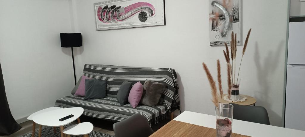 Χώρος καθιστικού στο Appartement tout confort