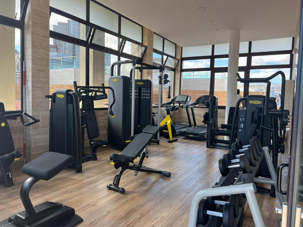 Fitness centrum a/nebo fitness zařízení v ubytování Your Canary Home